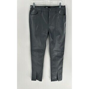 Women's Hudson Barbara Straight Vegan Leather Pants Size 28